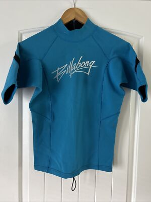 BILLABONG Equator Airline B-Lock Stitch Superflex 1 mm Vapor Mesh Rash Guard S