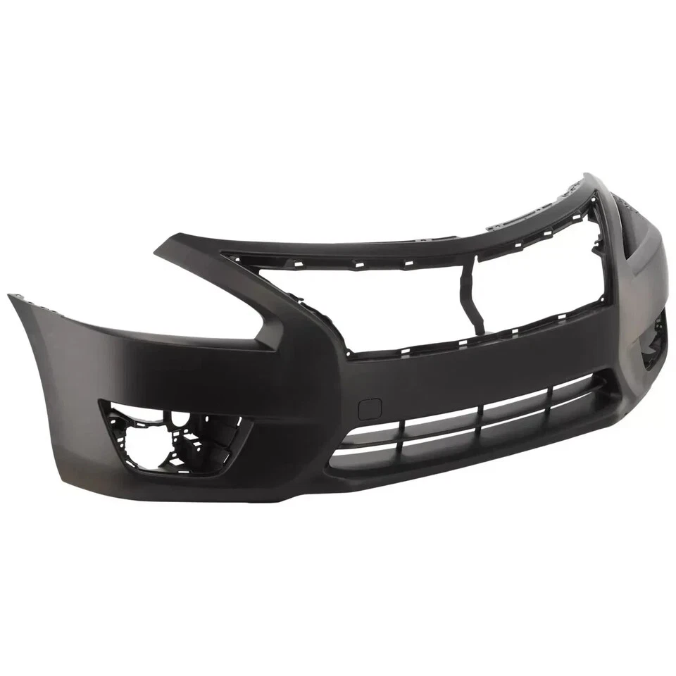 Front Bumper Cover Primed / Fog Lights Assembly Kit For 2013-2015 Nissan Altima - Image 3 of 4