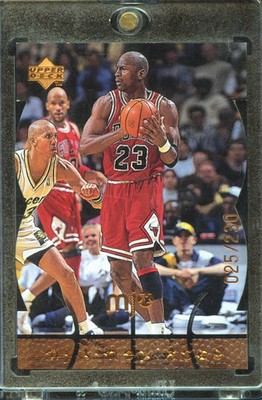 Michael Jordan 1998 Upper Deck MJx Timepieces 25/230 #105 Chicago Bulls