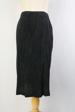 Authentic ISSEY MIYAKE Black Pleats Skirt 160 1991