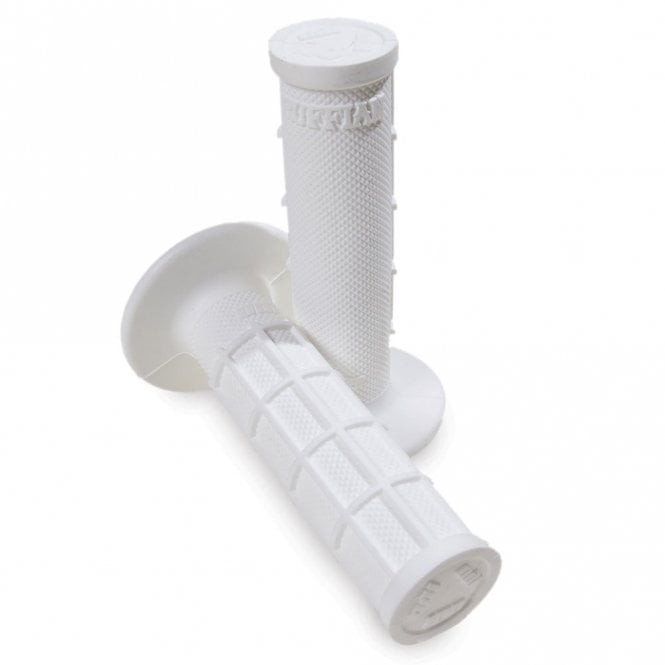 ODI Ruffian Half Waffle MX Motocross Grips - White