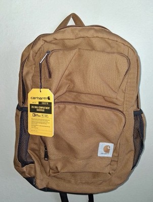 Carhartt 28L Foundry Series Backpack Brown Dual-Compartment Water Resistant New