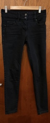 Ladies Next Lift, Slim and Shape Black Skinny Jeans Size 10 Petite worn once 
