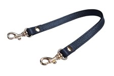 Genuine Leather Wristlet Keychain Hand Strap Navy