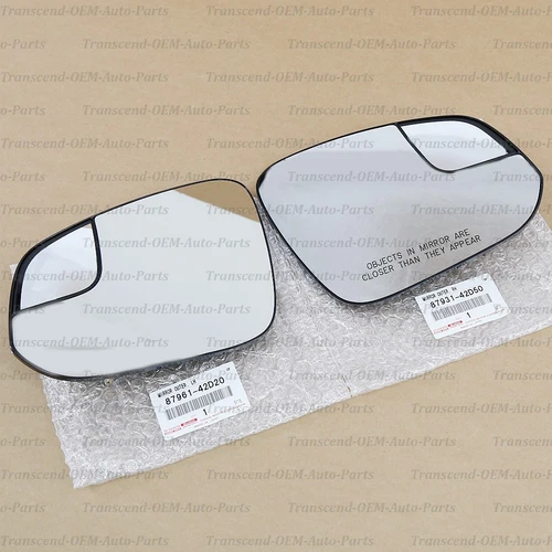 8793142D50 / 8796142D20 GENUINE OEM HEATED BLIND SPOT SIDE VIEW MIRROR LH+RH SET