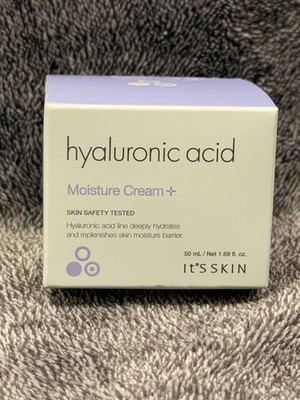 New, It's Skin, Hyaluronic Acid Moisture Cream +, 50 mL/1.69 fl Oz, Exp: 09/28