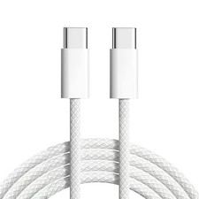 USB C to USB C Braided Cable Fast Charging 3.28FT Nylon Type C Charger Cord 60W