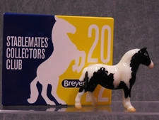 Breyer NEW * Jameson * Glossy Pinto Draft Club Stablemate Model Horse