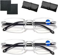 2 Stück Intelligente Zoom-Brille mit Blaulic...