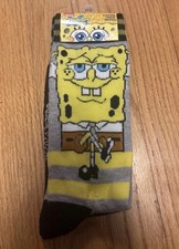 Nickelodeon SpongeBob Squarepants Pair Crew Retro Socks NEW 2 Pairs