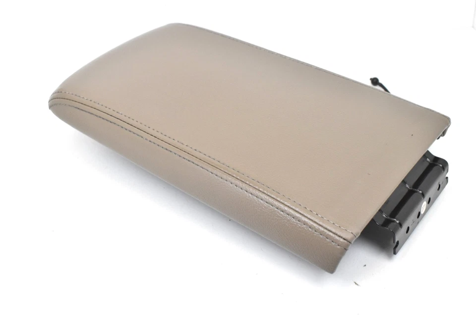 Mercury Mountaineer 2002-2005 consola central cuero marrón reposabrazos cubierta superior OEM Foto 4 de 4