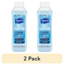 (2 pack) Suave Essentials Daily Clarifying & Cleansing Shampoo, 22.5 fl oz