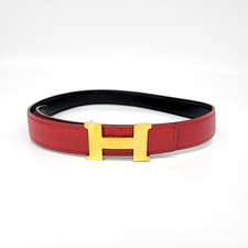 Herm s H Logo Reversible Belt
