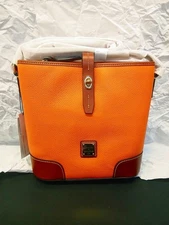 Dooney Bourke Clementine Crossbody Bucket Bag Leather