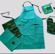 Minecraft Zombie 5 Piece Kitchen Set Robe Factory