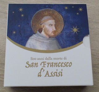 2 Euro Italien 2026 800. Todestag des Heiligen Franz von Assisi : Reverse Proof