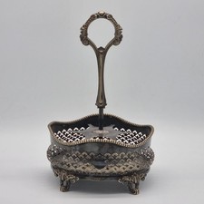James Dixon Silver Plate Cruet Stand Sheffield Victorian C.1900 Antique England