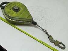 Rose Dyna-Lock 506204 Self-Retracting 50' Galv. Wire Rope Lanyard Lifeline