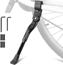 Adjustable Aluminum Bike Kickstand Fits 22 24 26 27 28 Inch Bicycles