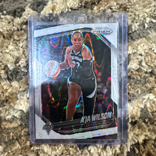 Panini Prizm WNBA 2025 #76 A'ja Wilson Las Vegas Aces Base Set