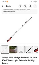 Einhell Pole Hedge Trimmer GC-HH 9046 Telescopic Extendable High Reach