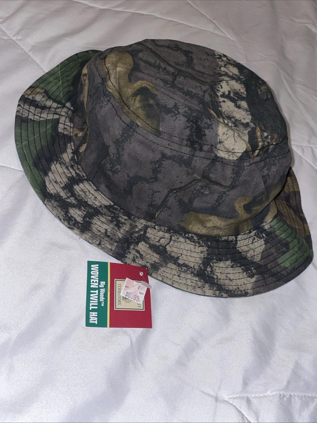 Northwest Territory Camo Camouflage Sun Hat Boonie Green Size Large