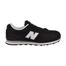 New Balance 515 (WIDE) Big Kids' Shoes Black/White gc515-blk-w