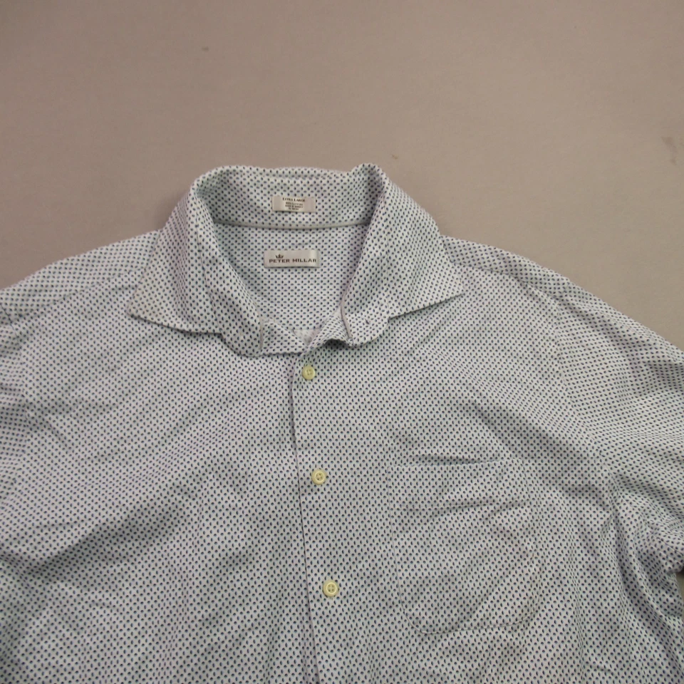 Peter Millar Shirt Mens XL Long Sleeve Button Front Casual Lightweight - Image 2 of 4
