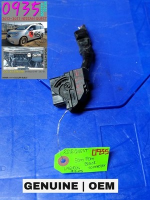   12-17 NISSAN QUEST ECM PCM Engine Computer BLACK Connector Plug Pigtail  