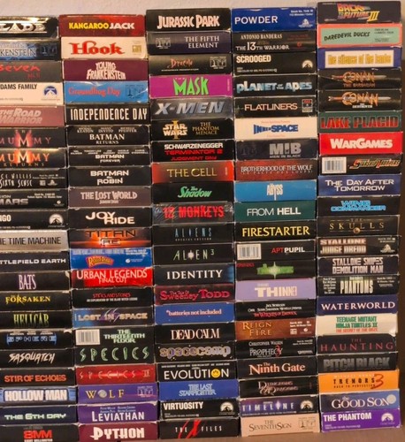 Pick 3 For $13 VHS Movies Horror, Sci-Fi, Cult Classics - Updated 08/24/25 - Picture 3 of 3