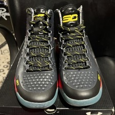 Under Armour GS Curry 1 Jam Size 5.5 Y Black Orange