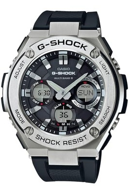 【美品】CASIO G-SHOCK GST-W110 CASIO Watch G-SHOCK G-STEEL Radio Solar GST-W110-1AJF Black NEW | eBay