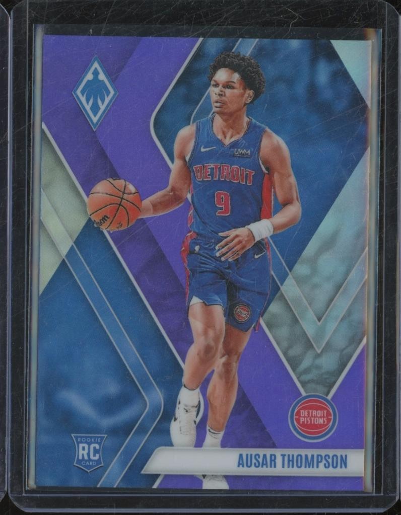 2023-24 Panini Phoenix AUSAR THOMPSON #292 RC Rookie Purple /150 Pistons JA344