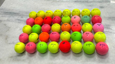 40 Top Quality Brands Assorted Colored Golf Balls in AAAAA Condition