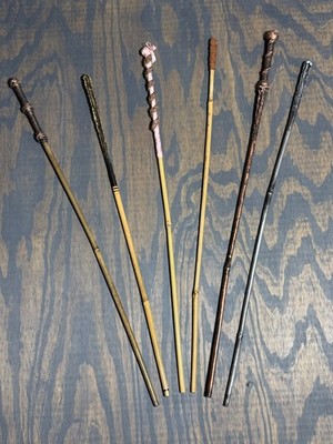 Lot of 6  S&M Switch Bamboo Wood Stick Cane 30'' Hand Made caning