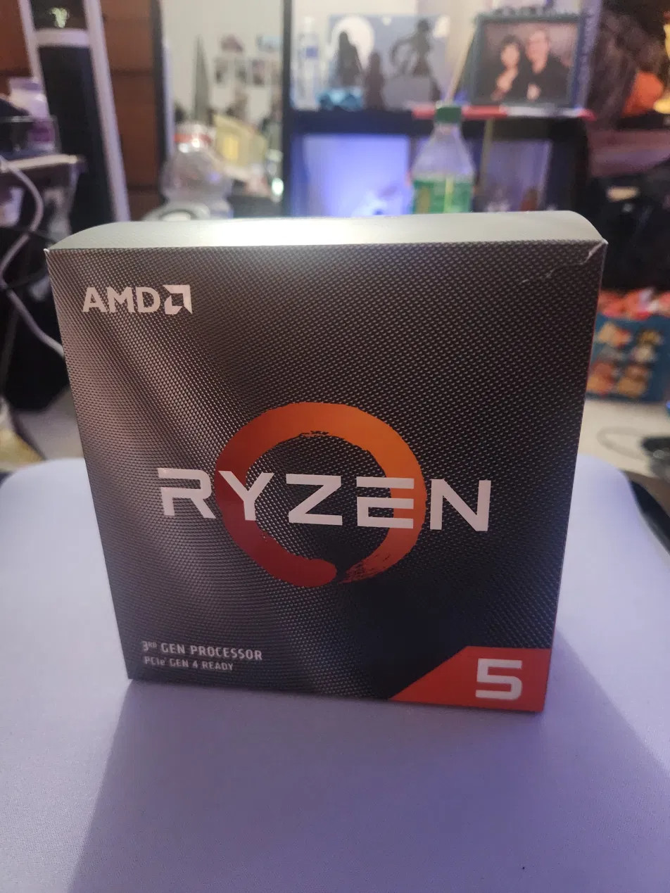 AMD Ryzen 5 3600 6-Core CPU + Wraith Stealth Cooler + Box — AM4 — As-Is/Untested