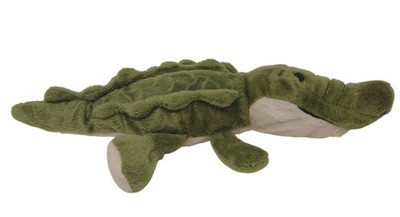 The Petting Zoo Green Plush Alligator 11'' Stuffed Plush Toy 1994 #D-13