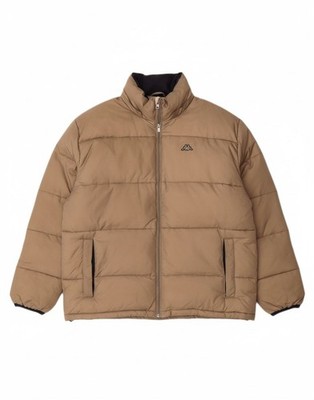 KAPPA Mens Padded Jacket UK 40 Large Grey Polyamide AU19