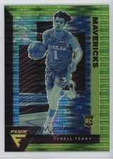 2020-21 Panini Flux Rookies Factory Set Green Pulsar Prizm Tyrell Terry #238 8d4