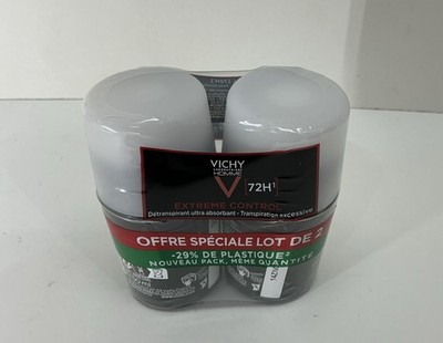 2 X VICHY deodorant Clinical Control for men 96H HOMME 50 ml. / 1.7 fl. oz.
