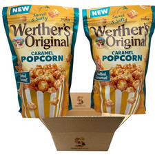 Salted Caramel Popcorn Sweet and Salty, 5.29 Oz, 2-Pack - Gourmet Snack for Movi
