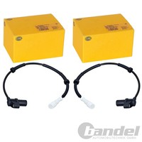 2X Hella ABS-SENSOR Raddrehzahl ABS-FÜHLER Vorne Beidseitig Passend FüR Renault