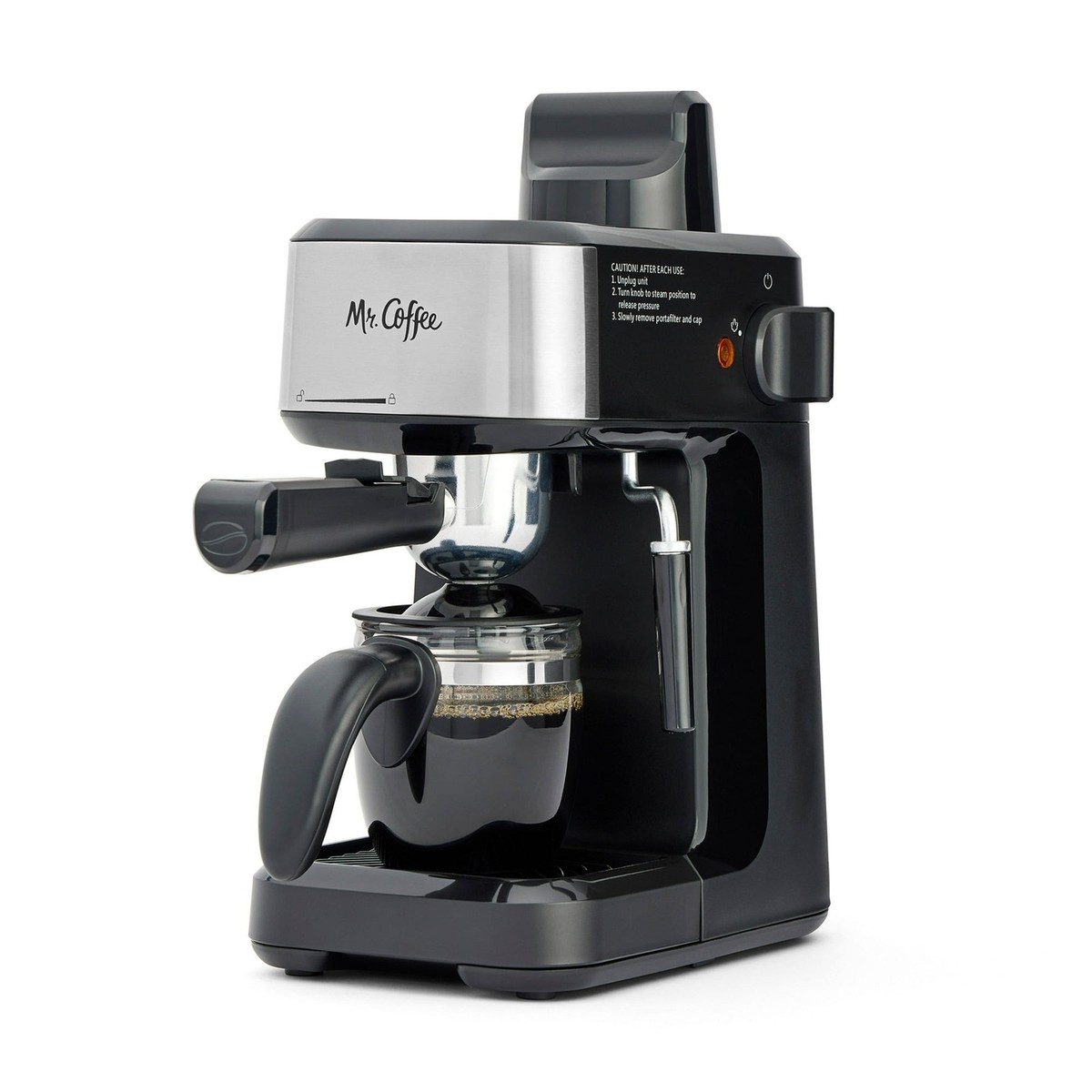 Mr. Coffee 2191914 4-Shot Steam Espresso Machine, Cappuccino Maker Mr. Coffee 2191914 4-Shot Steam Espresso Machine, Cappuccino Maker