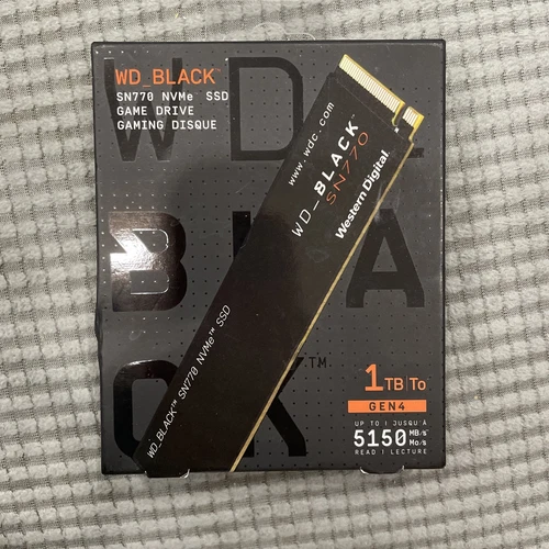 WD Black  SN770 1TB GEN 4 SSD Game Drive 5150MB Black NVMe FREE SHIPPING