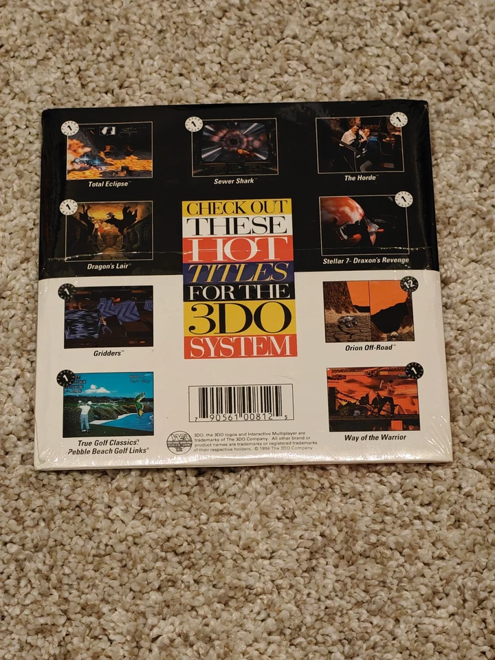 The 3DO Interactive Sampler CD (3DO, 1994) - Brand New, Sealed 3DO Sampler #1 - Image 2 of 2