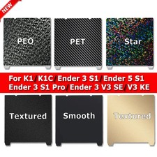 3D Printer Build Plate PEI Spring Steel for Creality K1/K1C Ender 3 V3 SE/KE S1