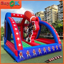 Inflatable Football Toss Game Inflatable Party Football Game for 2 Players Fun
