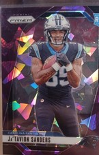 2024 Panini Prizm - Rookies Ja'Tavion Sanders #343 Purple Ice Prizm /225 (RC)
