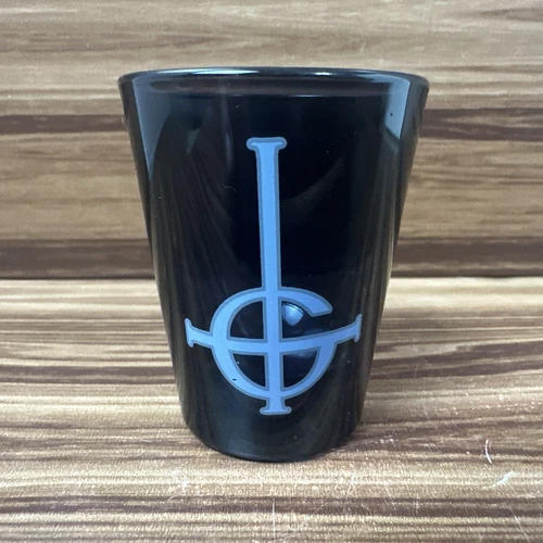 GHOST Band Cross Logo 2 OZ SHOT GLASS Papa Emeritus
