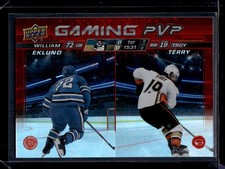 2024-25 Upper Deck #GPVP-11 William Eklund / Troy Terry Gaming PVP